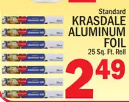 C Town KRASDALE ALUMINUM FOIL offer