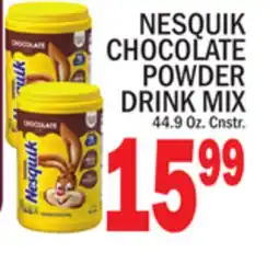 C Town NESQUIK CHOCOLATE POWDER DRINK MIX offer