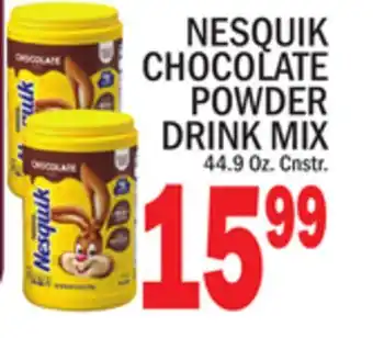 C Town NESQUIK CHOCOLATE POWDER DRINK MIX offer