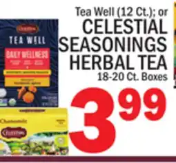 C Town CELESTIAL SEASONINGS HERBAL TEA 18-20 Ct. Boxes offer