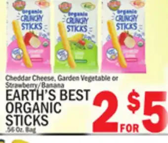 C Town EARTH'S BEST ORGANIC STICKS offer