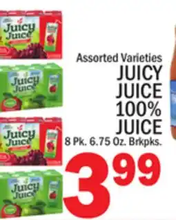 C Town JUICY JUICE 100% JUICE offer