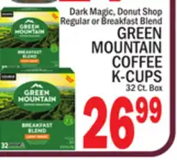 C Town GREEN MOUNTAIN COFFEE K-CUPS offer