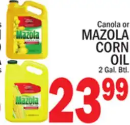 C Town MAZOLA CORN OIL offer