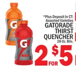 C Town GATORADE THIRST QUENCHER offer
