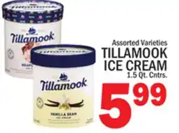 C Town TILLAMOOK ICE CREAM offer