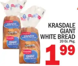 C Town KRASDALE GIANT WHITE BREAD offer
