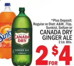 C Town CANADA DRY GINGER ALE offer