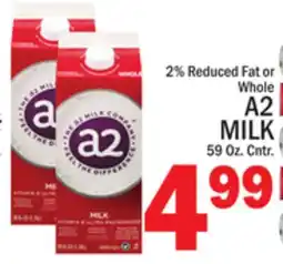 C Town A2 MILK 59 oz., cntr offer