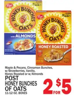 C Town POST HONEY BUNCHES OF OATS offer