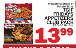 C Town TGIF FRIDAYS APPETIZERS CLUB PACK offer