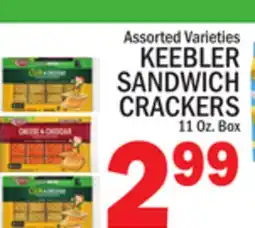 C Town KEEBLER SANDWICH CRACKERS offer
