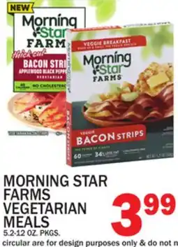 C Town MORNING STAR FARMS VEGETARIAN MEALS offer