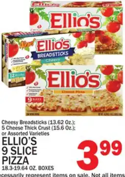 C Town ELLIO'S 9 SLICE PIZZA offer