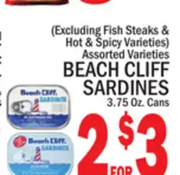 C Town BEACH CLIFF SARDINES offer