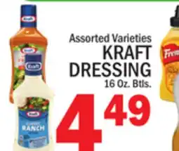 C Town KRAFT DRESSING offer