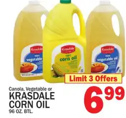 C Town KRASDALE CORN OIL offer