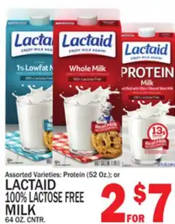 C Town LACTAID 100% LACTOSE FREE MILK offer