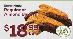 DeCicco & Sons Regular or Almond Biscotti offer