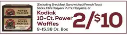 DeCicco & Sons Kodiak 10-Ct. Power Waffles offer