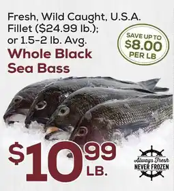 DeCicco & Sons Whole Black Sea Bass offer
