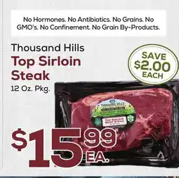 DeCicco & Sons Thousand Hills Top Sirloin Steak offer