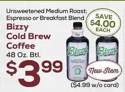 DeCicco & Sons Bizzy Cold Brew Coffee offer