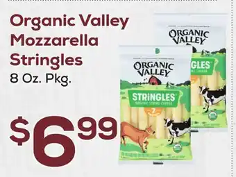 DeCicco & Sons Organic Valley Mozzarella Stringles offer