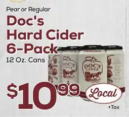 DeCicco & Sons Doc's Hard Cider 6-Pack offer