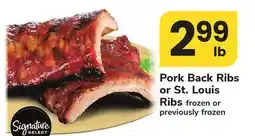 ACME Pork Back Ribs or St. Louis Ribs offer