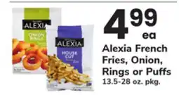 ACME Alexia French Fries, Onion, Rings or Puffs offer