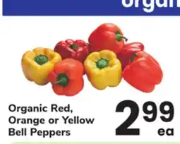 ACME Organic Red, Orange or Yellow Bell Peppers offer