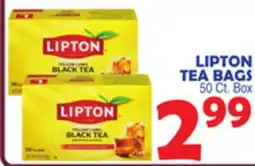 Bravo Supermarkets LIPTON TEA BAGS offer