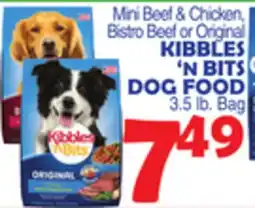 Bravo Supermarkets KIBBLES 'N BITS DOG FOOD offer