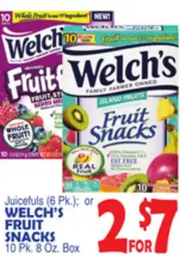 Bravo Supermarkets WELCH'S FRUIT SNACKS offer