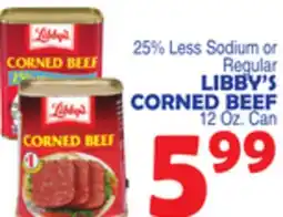 Bravo Supermarkets LIBBY'S CORNED BEEF offer