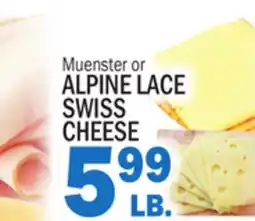 Bravo Supermarkets ALPINE LACE SWISS CHEESE offer