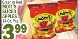Bravo Supermarkets MOTT'S SLICED APPLES offer