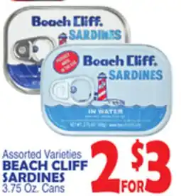 Bravo Supermarkets BEACH CLIFF SARDINES offer