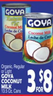Bravo Supermarkets GOYA COCONUT MILK offer