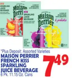 Bravo Supermarkets MAISON PERRIER FRENCH KISS SPARKLING JUICE BEVERAGE offer