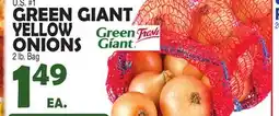 Bravo Supermarkets GREEN GIANT YELLOW ONIONS offer