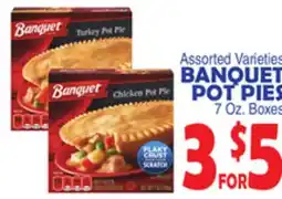 Bravo Supermarkets BANQUET POT PIES offer