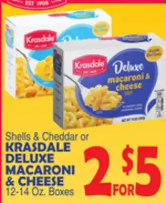 Bravo Supermarkets KRASDALE DELUXE MACARONI & CHEESE offer