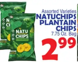 Bravo Supermarkets NATUCHIPS PLANTAIN CHIPS offer