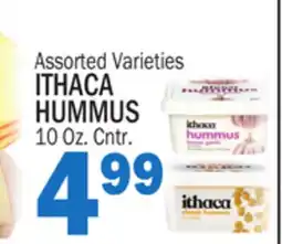 Bravo Supermarkets ITHACA ITHACA HUMMUS offer