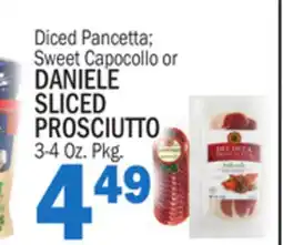 Bravo Supermarkets DANIELE SLICED PROSCIUTTO offer