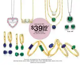 JC Penney Genuine, simulated &/or lab-created gemstone offer
