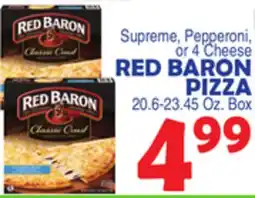 Bravo Supermarkets RED BARON PIZZA offer