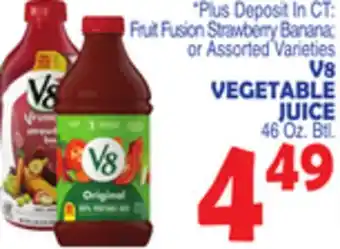 Bravo Supermarkets V8 VEGETABLE JUICE offer